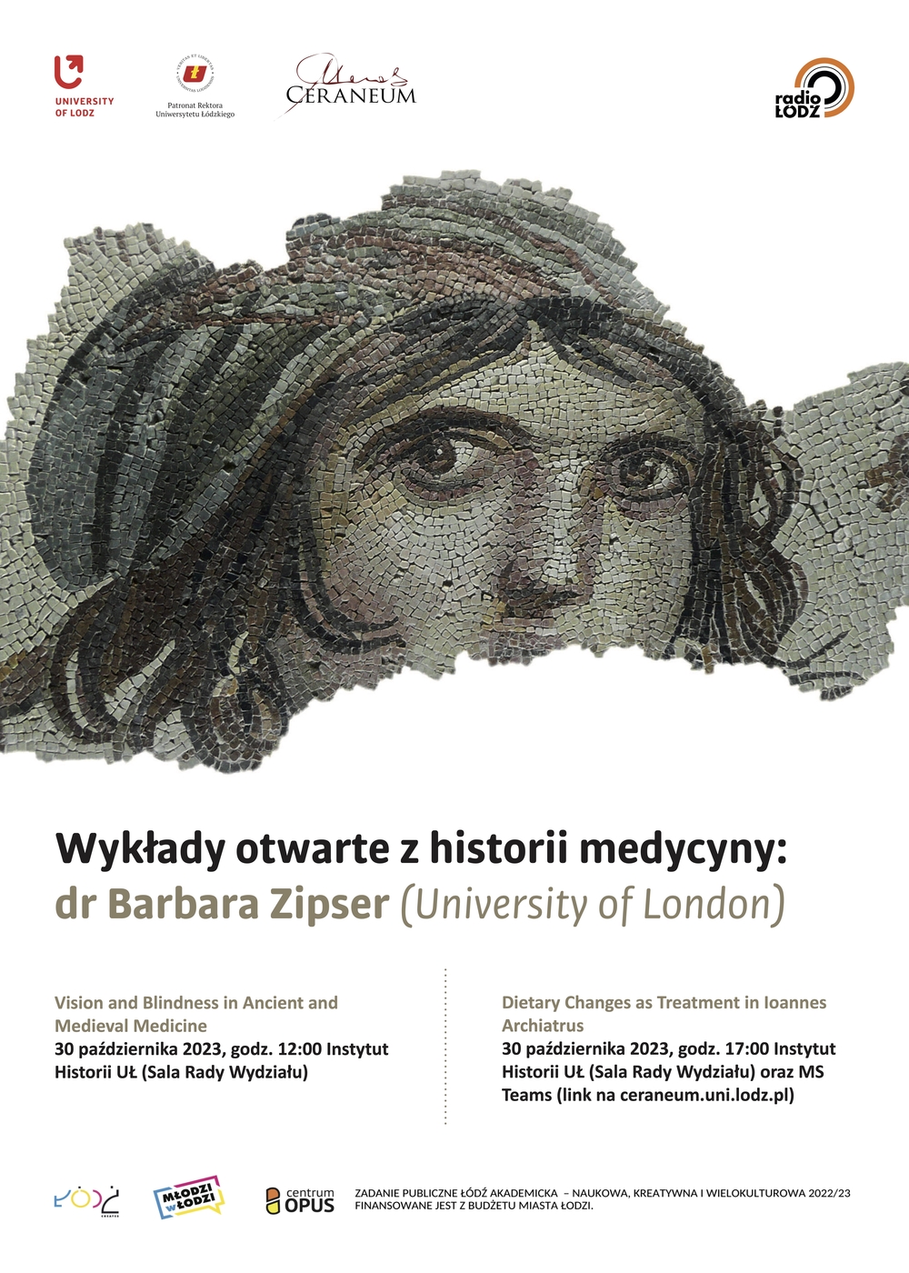 Plakat promujący wydarzenie Centrum Ceraneum