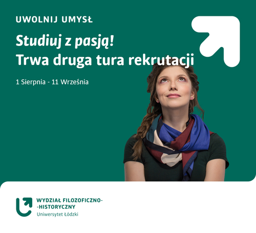 grafika rekrutacyjna tekst plus osoba